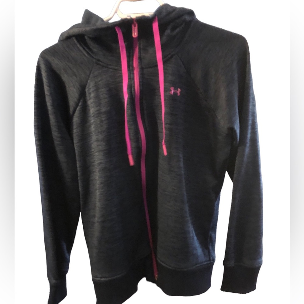 Under Armour Loose fit cold gear full zip hoodie Women’s Small